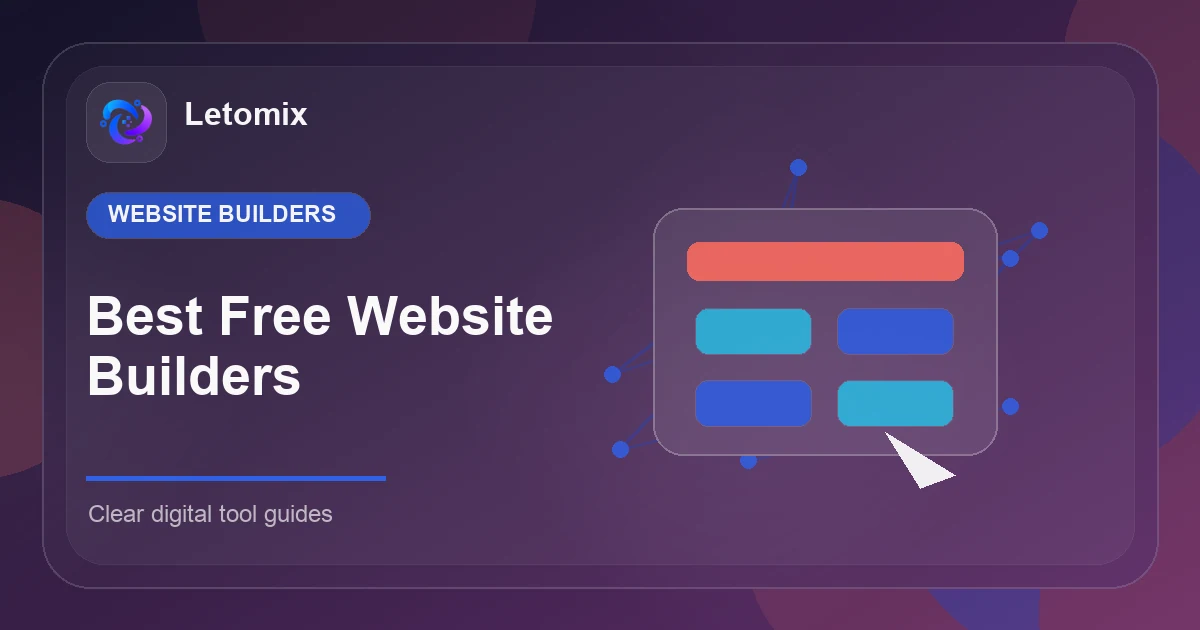 Best Free Website Builders in 2026 topic card