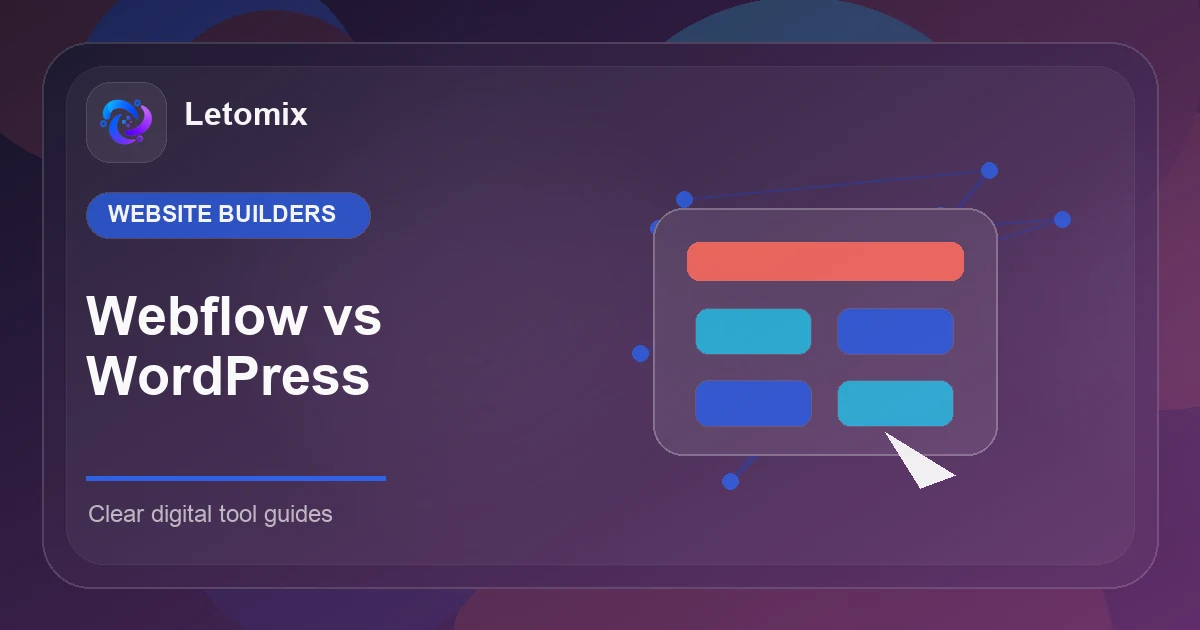 Webflow vs WordPress: Which Website Builder Is Better in 2026? topic card